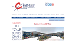 Desktop Screenshot of cargolineinternational.com